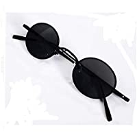 NUWIND Anime Jujutsu Kaisen Cosplay Gojo Satoru Gafas de sol redondas Gafas Retro Negro Unisex Accesorios accesorios…